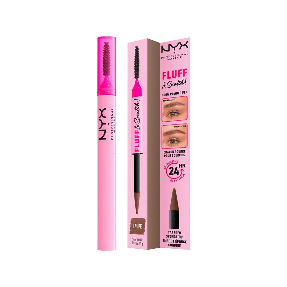 NYX-PROFESSIONAL-MAKEUP  Fluff & Snatch Brow Powder Pen Creme-zu-Puder-Brauenfüller  