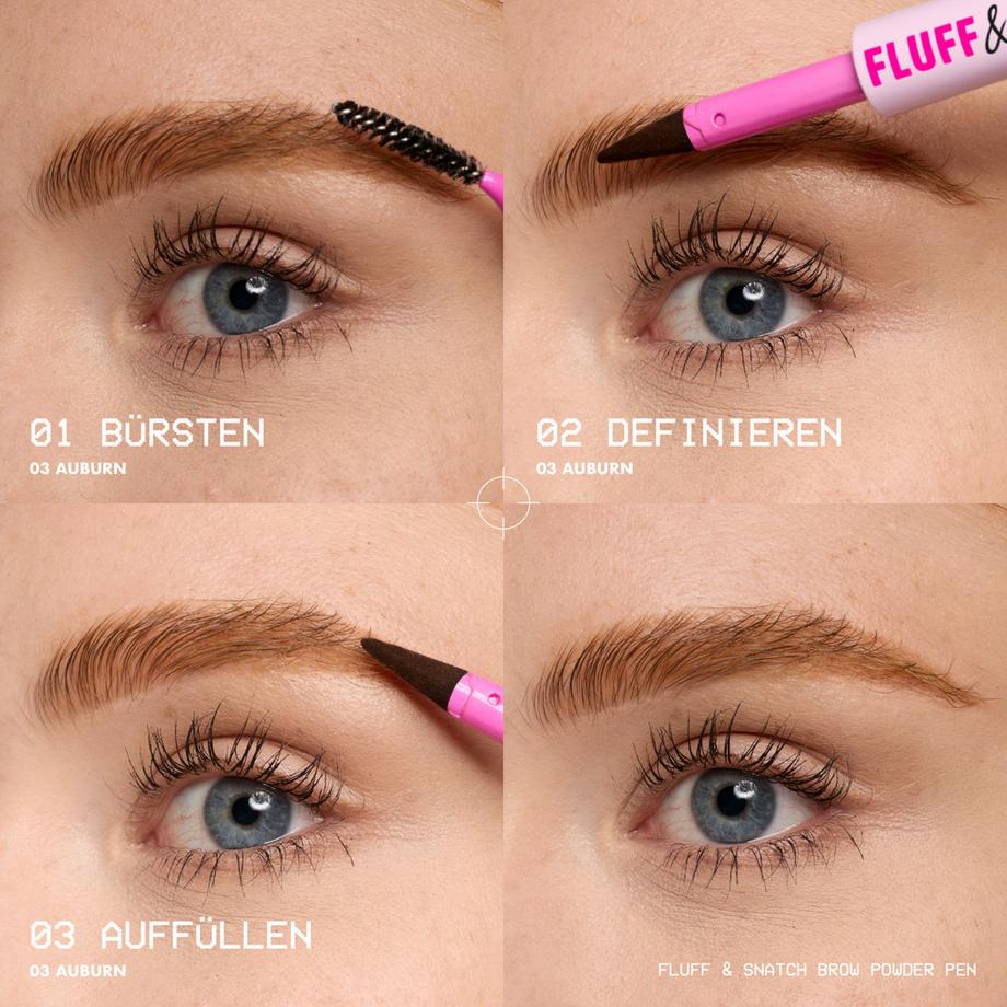 NYX-PROFESSIONAL-MAKEUP  Fluff & Snatch Brow Powder Pen Creme-zu-Puder-Brauenfüller  