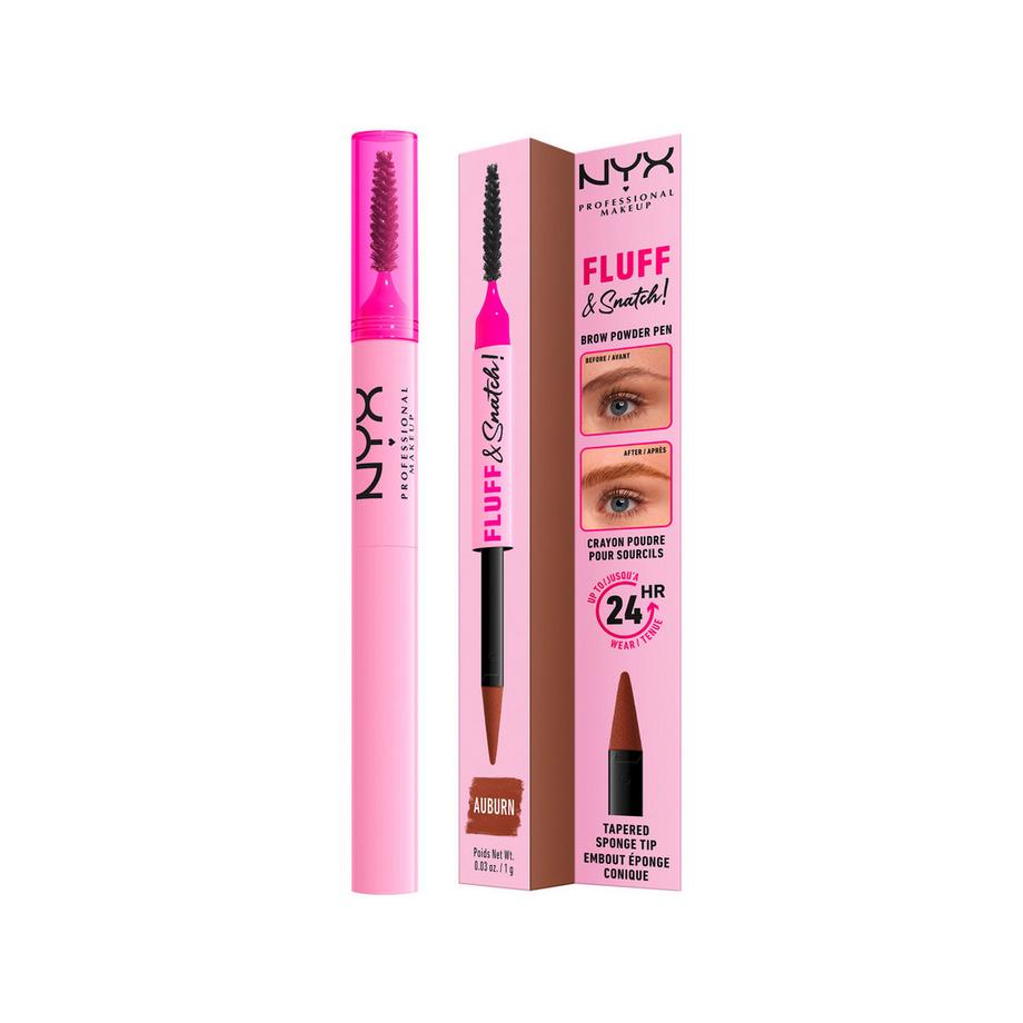 NYX-PROFESSIONAL-MAKEUP  Fluff & Snatch Brow Powder Pen Creme-zu-Puder-Brauenfüller  