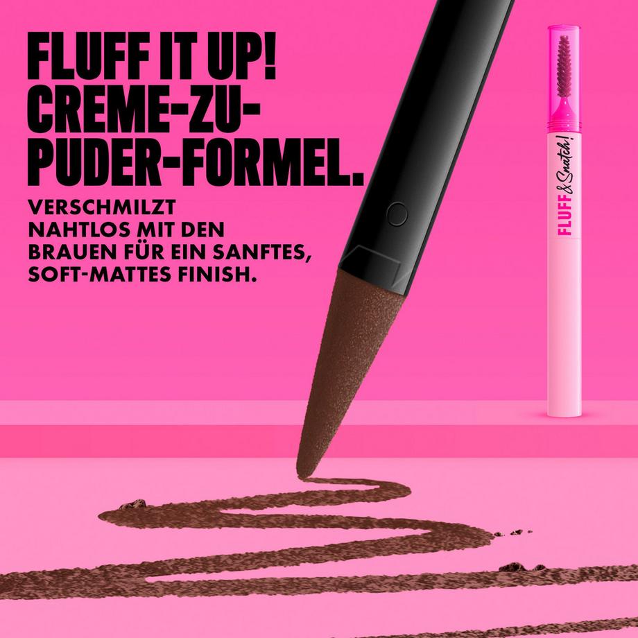 NYX-PROFESSIONAL-MAKEUP  Fluff & Snatch Brow Powder Pen: riempitivo per sopracciglia in crema-cipria  