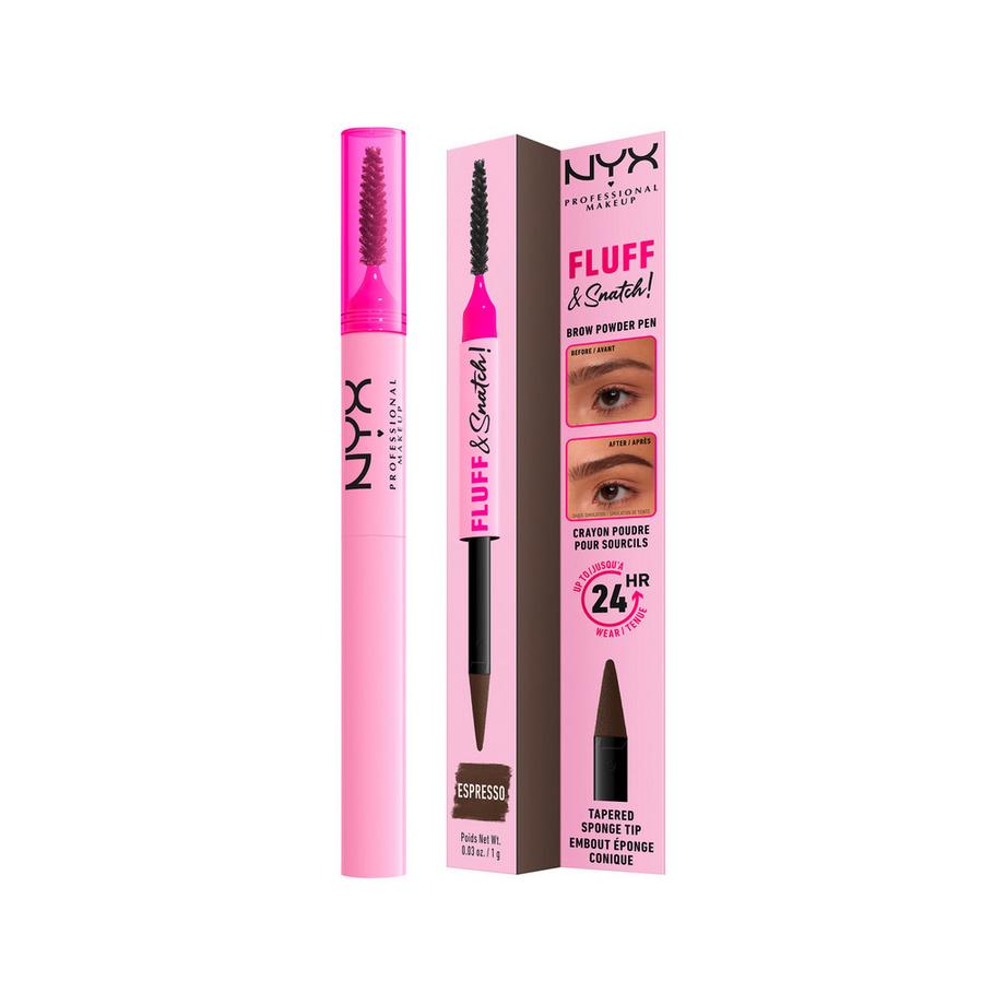 NYX-PROFESSIONAL-MAKEUP  Fluff & Snatch Brow Powder Pen: riempitivo per sopracciglia in crema-cipria  
