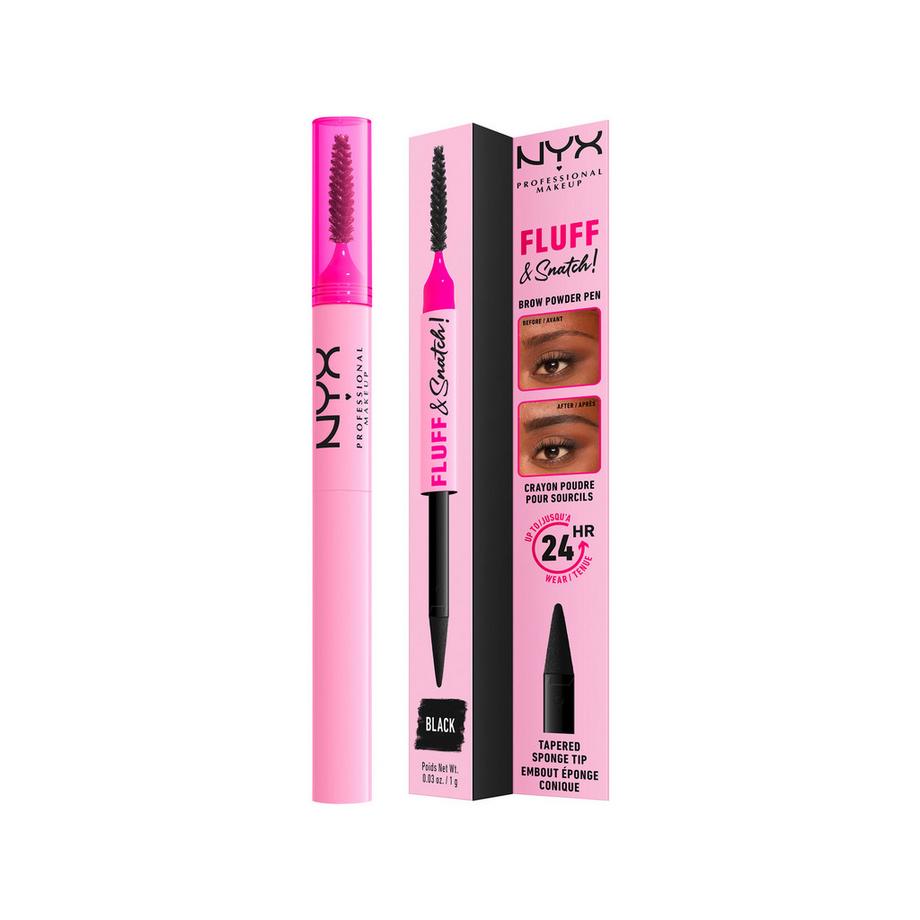 NYX-PROFESSIONAL-MAKEUP  Fluff & Snatch Brow Powder Pen: riempitivo per sopracciglia in crema-cipria  