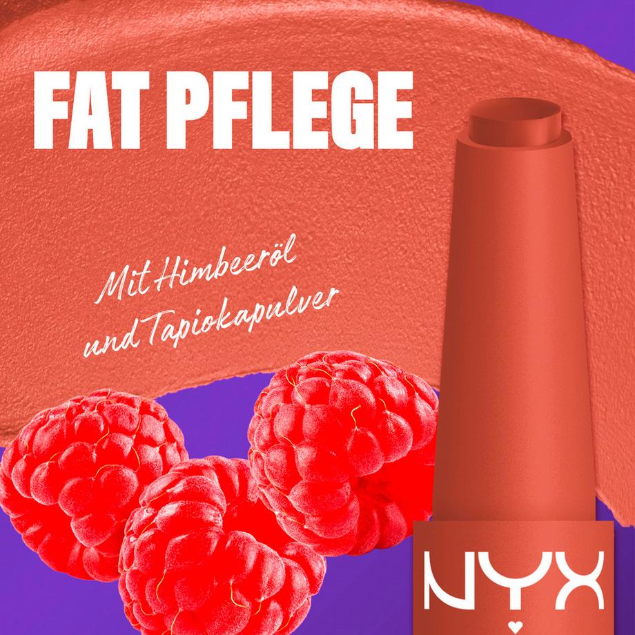 NYX-PROFESSIONAL-MAKEUP  Rossetto Fat Matte Smooth 