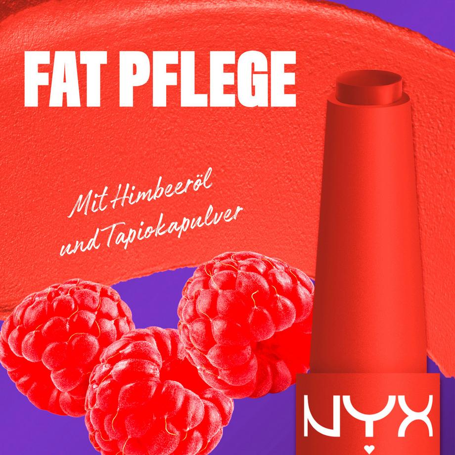 NYX-PROFESSIONAL-MAKEUP  Rossetto Fat Matte Smooth 