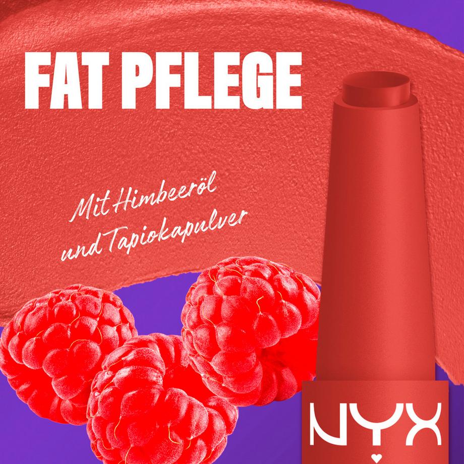 NYX-PROFESSIONAL-MAKEUP  Rossetto Fat Matte Smooth 