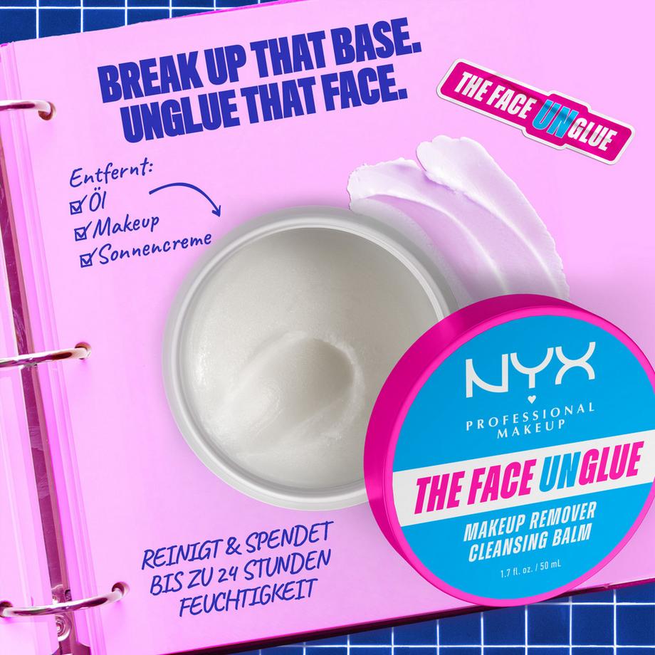 NYX-PROFESSIONAL-MAKEUP  The Face Unglue Makeup Remover Cleansing Balm 