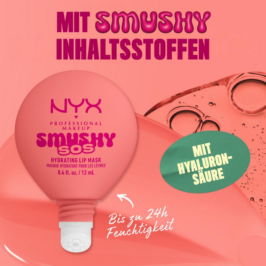 NYX-PROFESSIONAL-MAKEUP  Balsamo labbra lucido Smushy SOS per labbra intensamente nutrite  