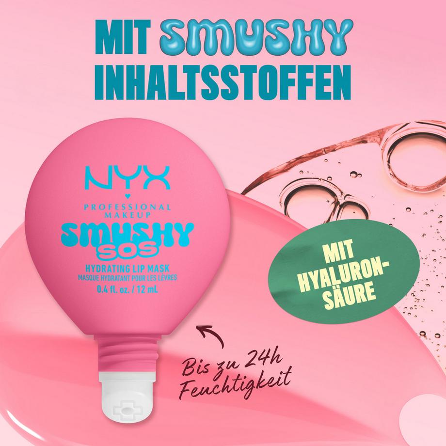 NYX-PROFESSIONAL-MAKEUP  Smushy SOS Glossy Lip Balm für intensiv gepflegte Lippen  
