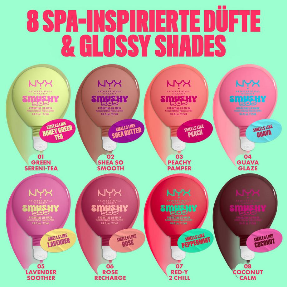 NYX-PROFESSIONAL-MAKEUP  Balsamo labbra lucido Smushy SOS per labbra intensamente nutrite  