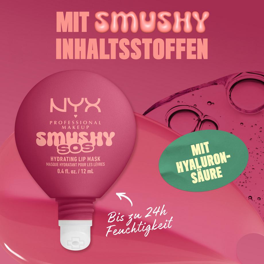 NYX-PROFESSIONAL-MAKEUP  Balsamo labbra lucido Smushy SOS per labbra intensamente nutrite  
