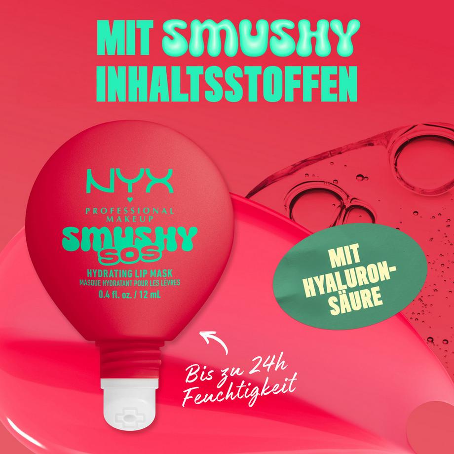 NYX-PROFESSIONAL-MAKEUP  Balsamo labbra lucido Smushy SOS per labbra intensamente nutrite  