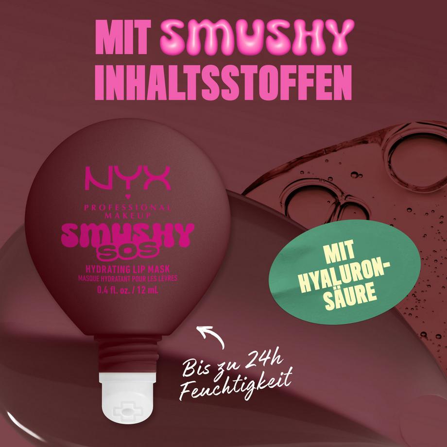 NYX-PROFESSIONAL-MAKEUP  Balsamo labbra lucido Smushy SOS per labbra intensamente nutrite  