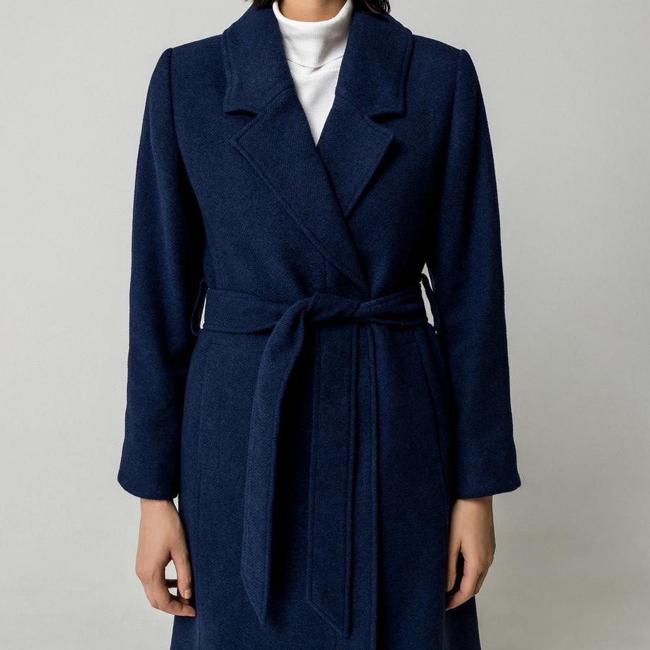 Manor Woman Manteau croisé à ceinture  