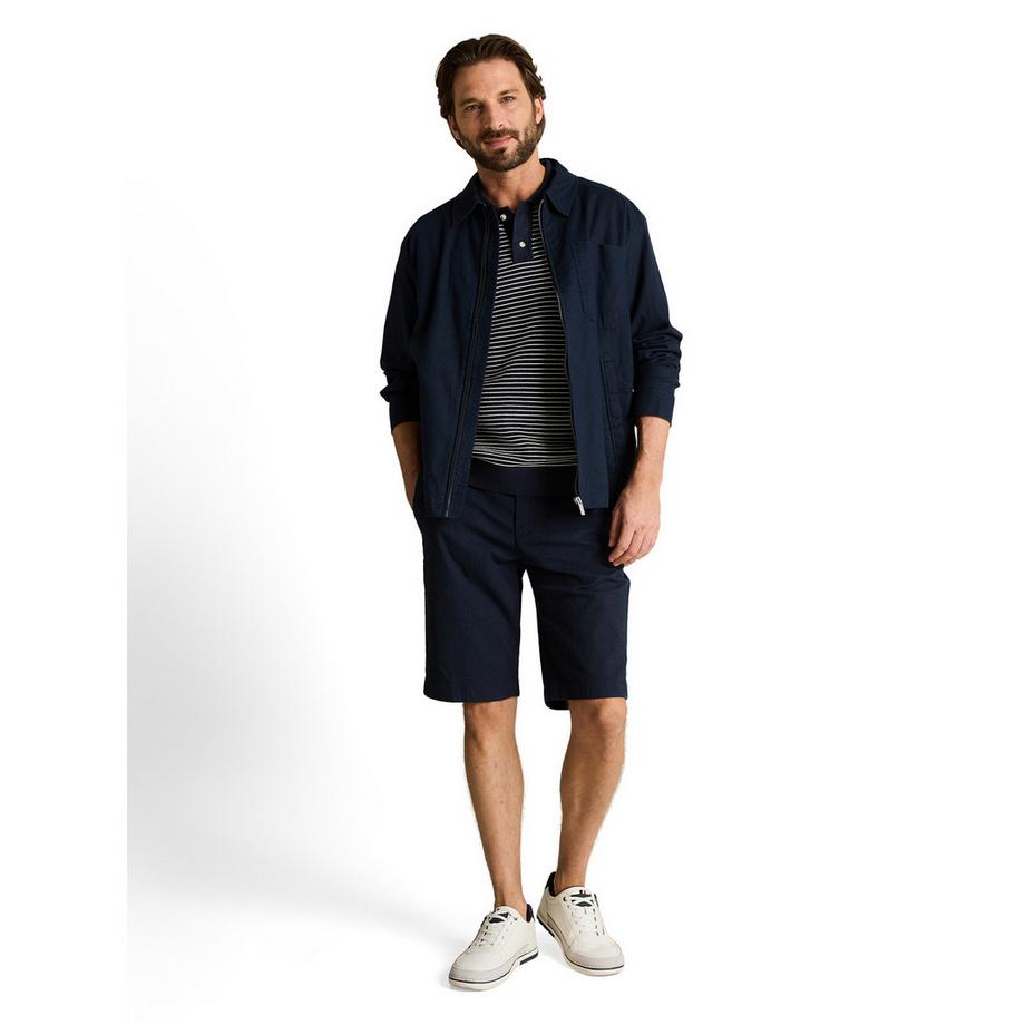TOM TAILOR Polo Rayé Slim Fit Manches Courtes  