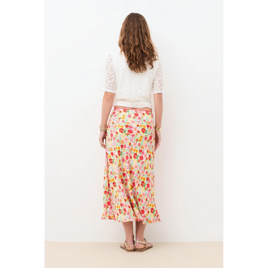 Caroll Gonna Midi con Fantasia Floreale  