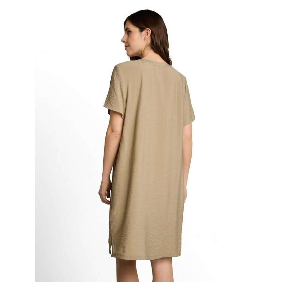 TOM TAILOR Robe Manches Courtes Col V  