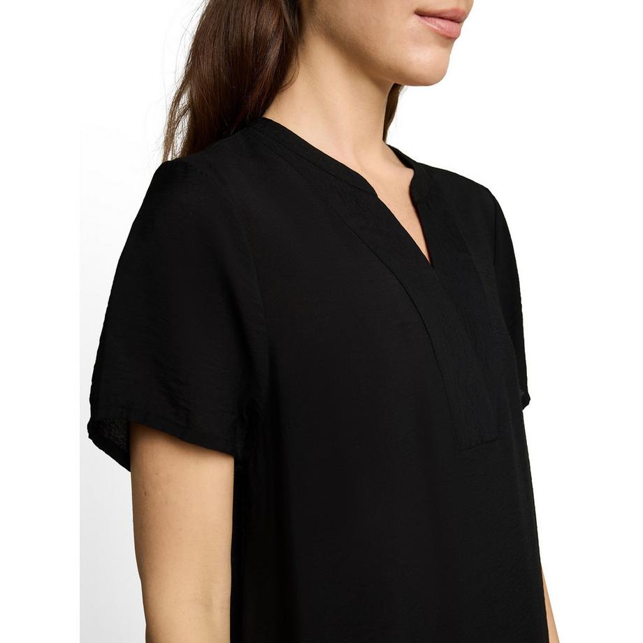 TOM TAILOR Robe Manches Courtes Col V  