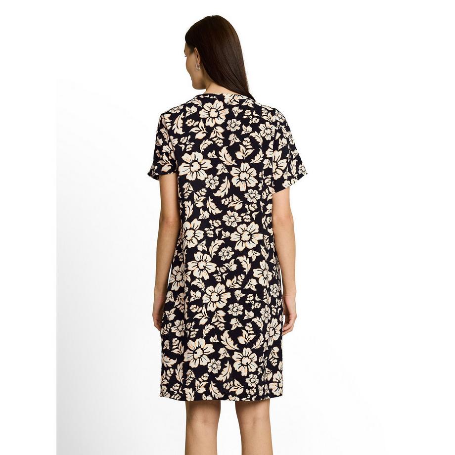 TOM TAILOR Robe Manches Courtes Col V  