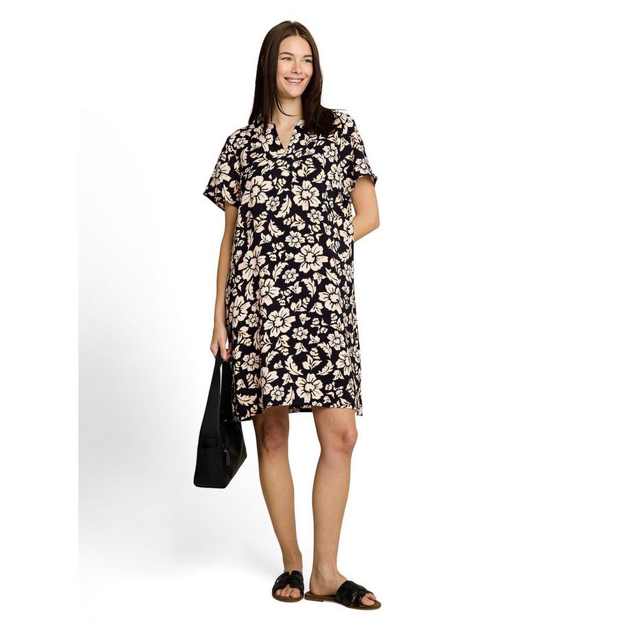 TOM TAILOR Robe Manches Courtes Col V  