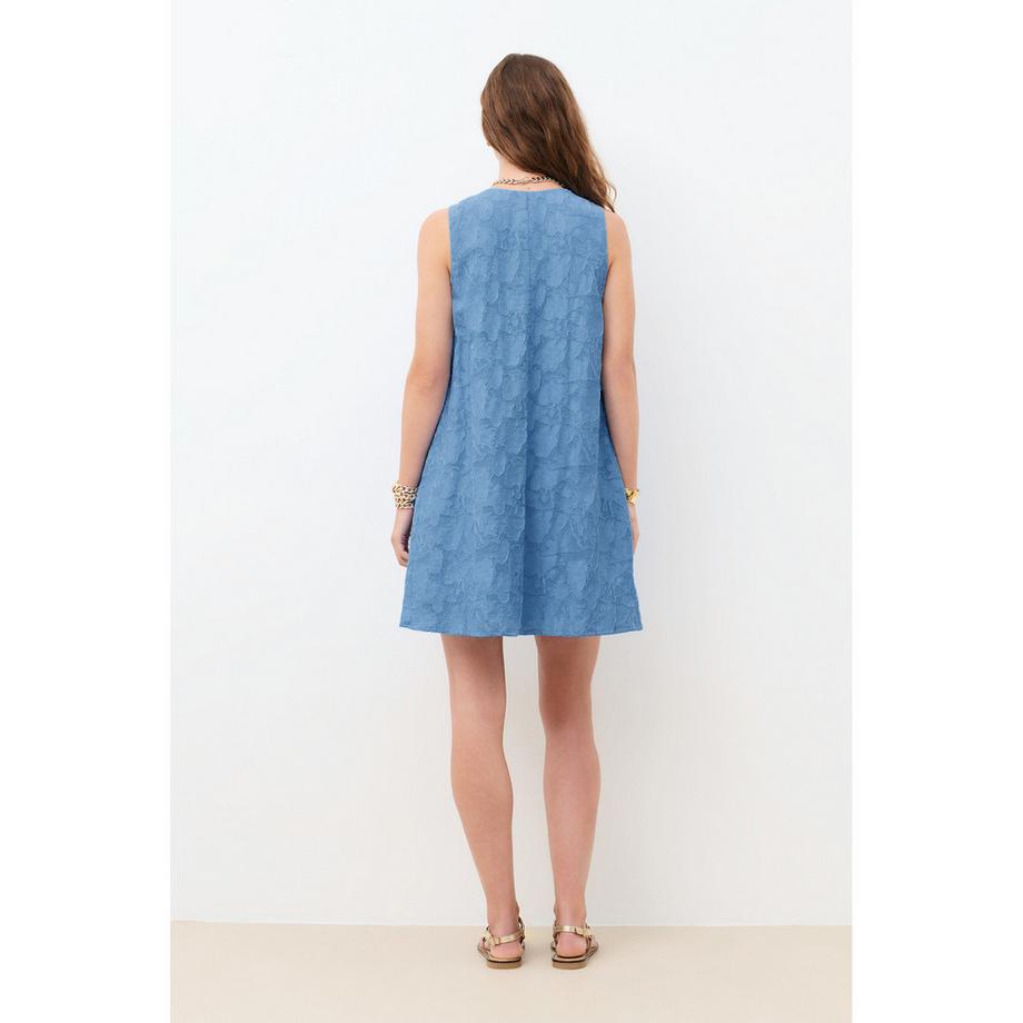 Caroll Robe sans manches col en V  