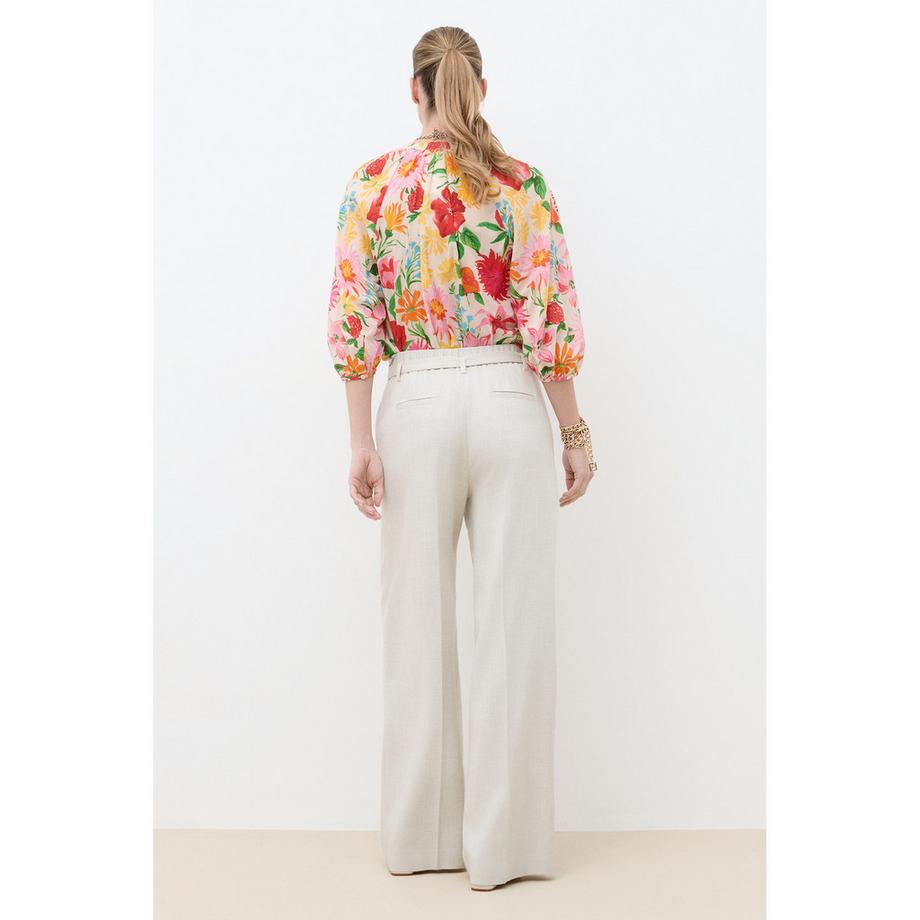 Caroll Pantalon large avec ceinture  