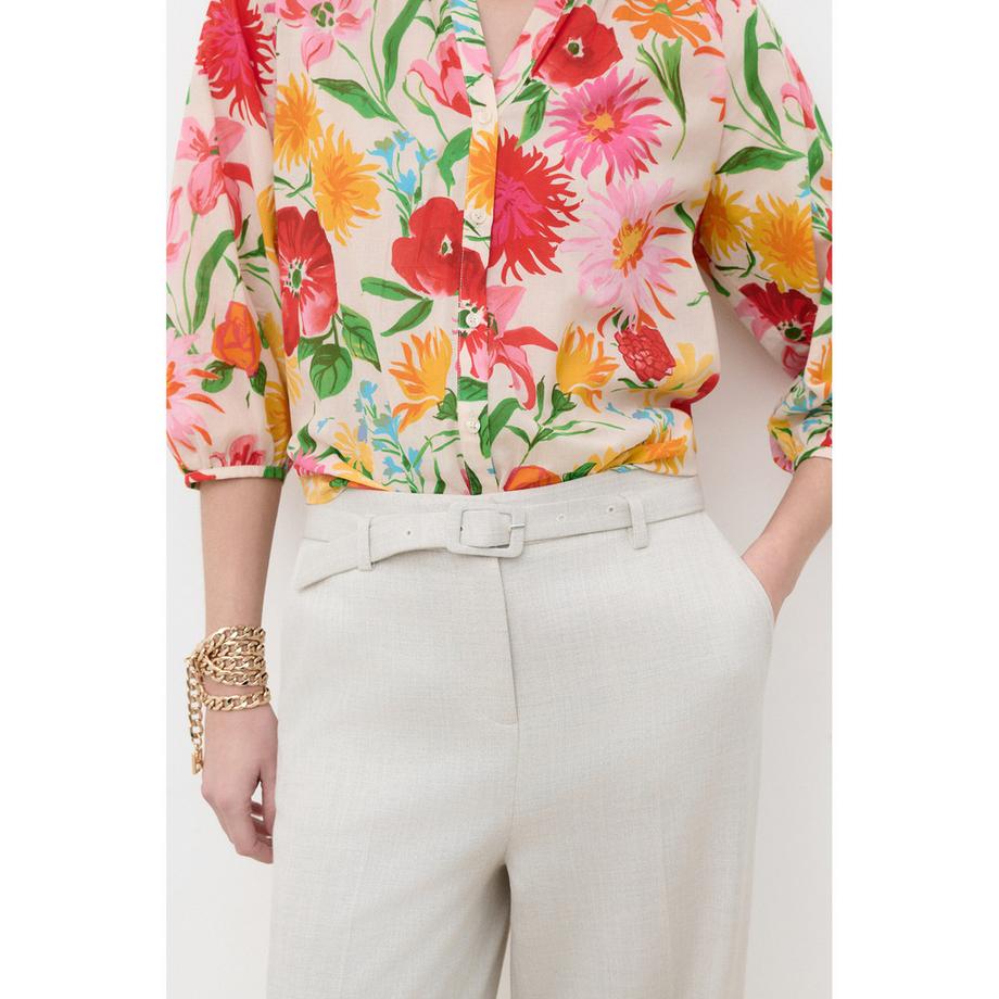 Caroll Pantalon large avec ceinture  