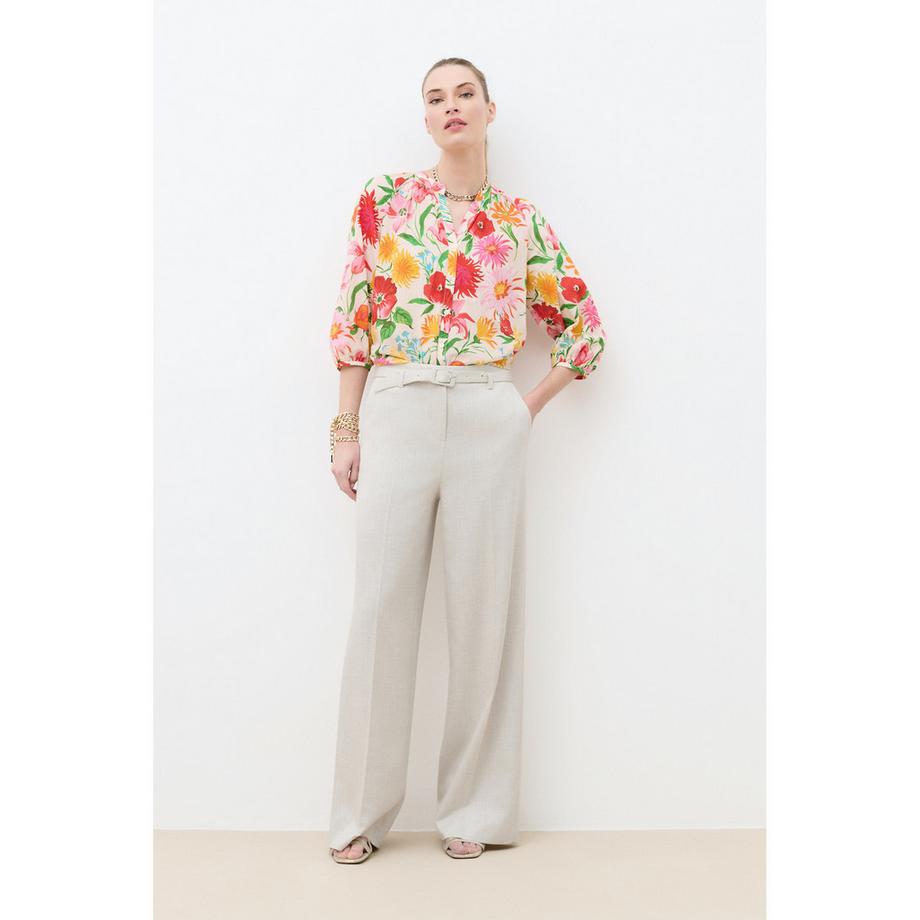 Caroll Pantalon large avec ceinture  
