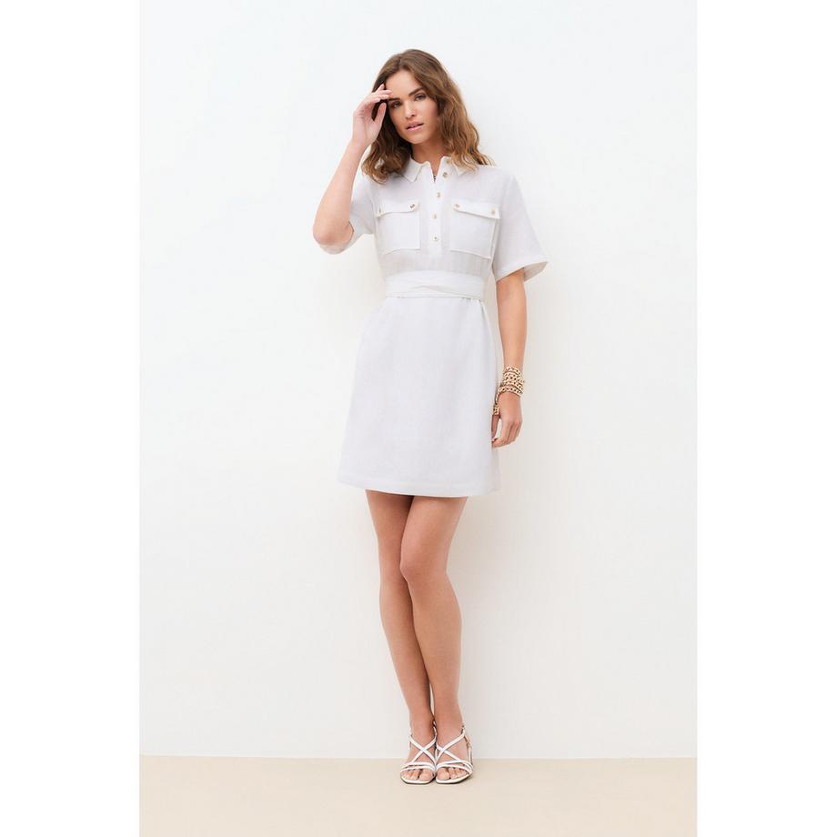 Caroll Robe Chemise avec Ceinture  