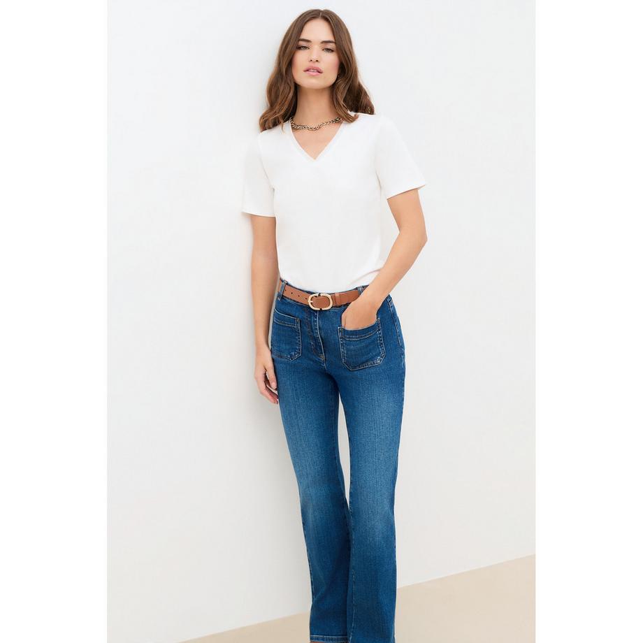 Caroll T-Shirt Manches Courtes Col V  