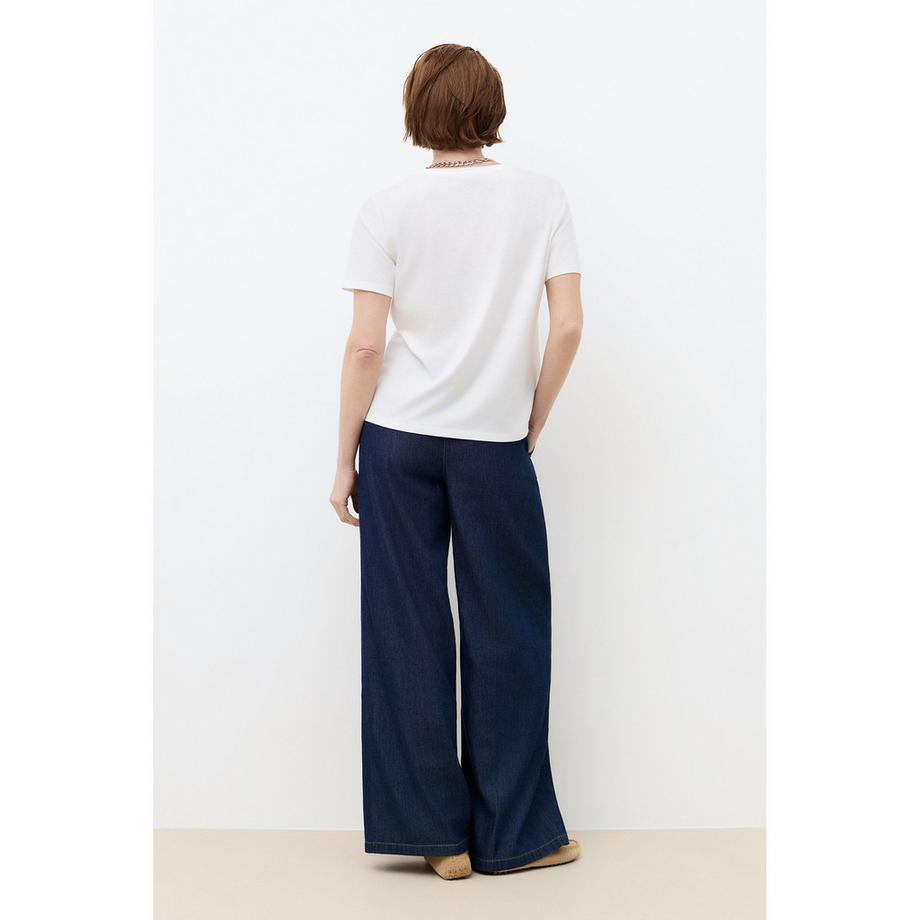 Caroll T-shirt imprimé floral manches courtes  
