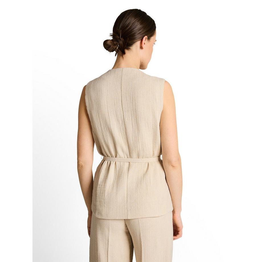 TOM TAILOR Blazer sans manches à nouer  