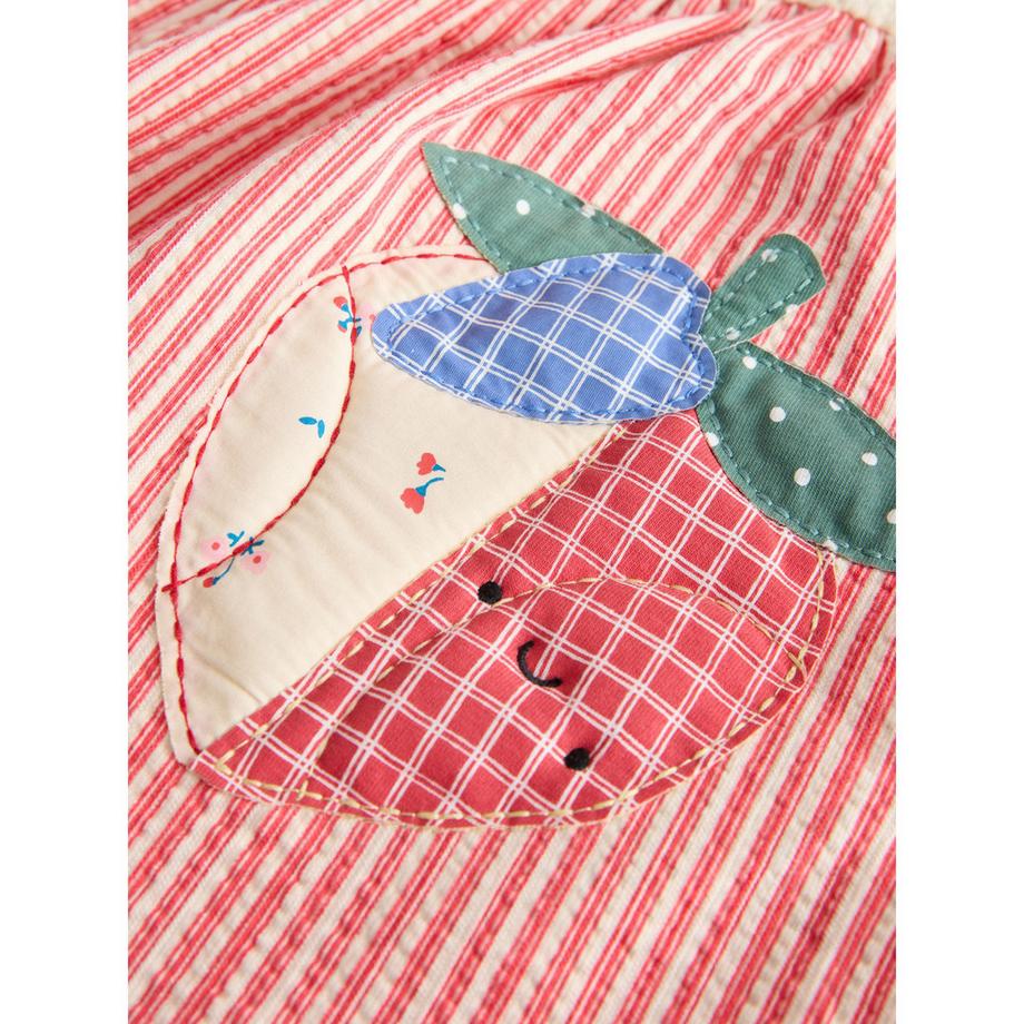 Next Robe Imprimé Fraise Rayée  