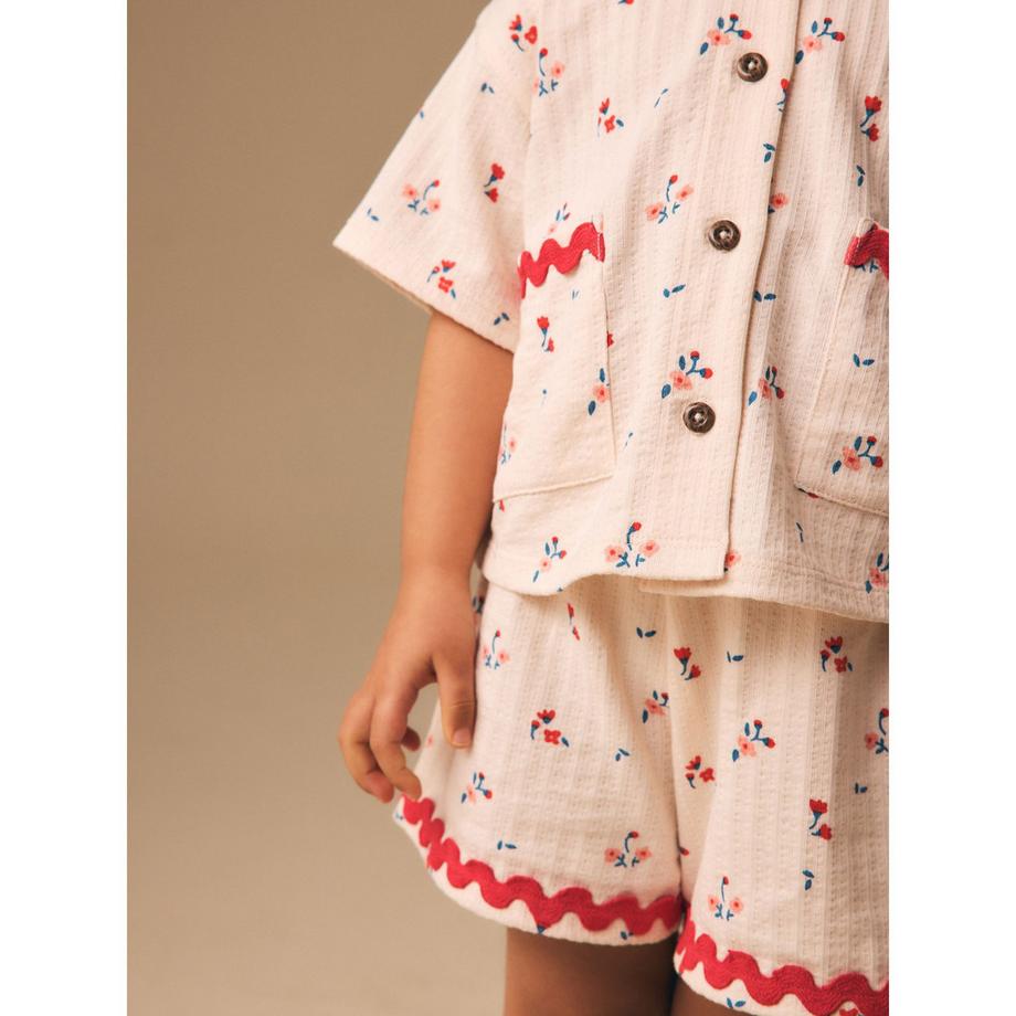 Next Blumendruck Top und Shorts Set  