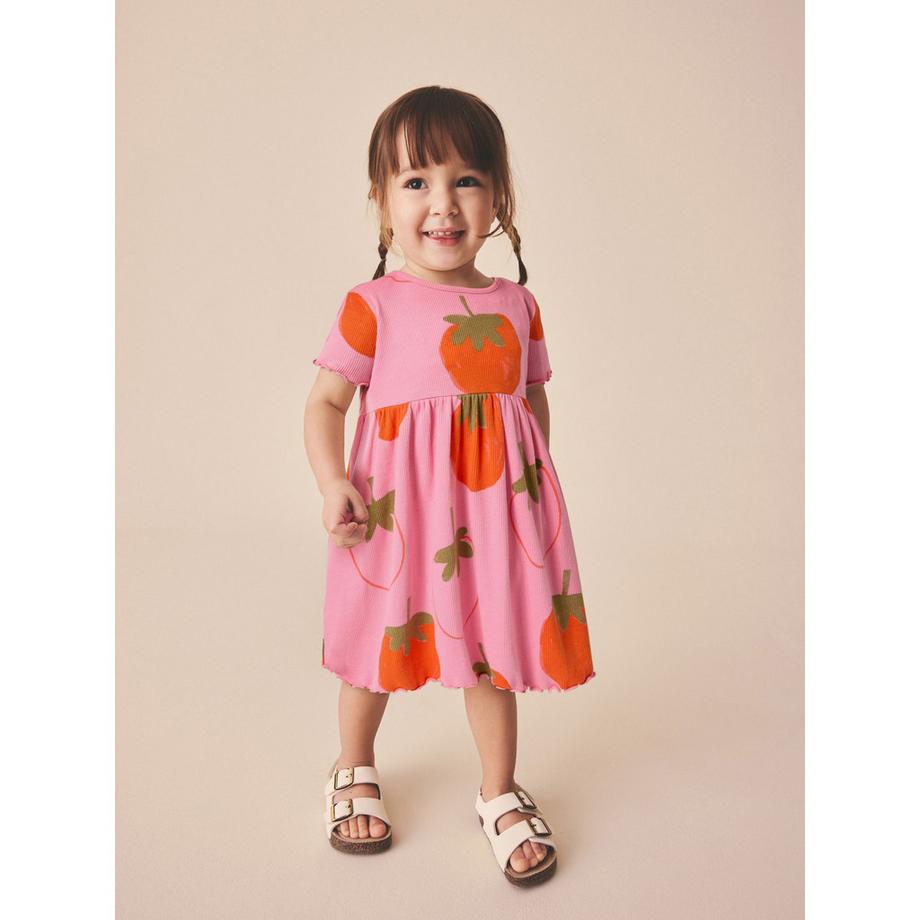 Next Erdbeer Print Kleid  
