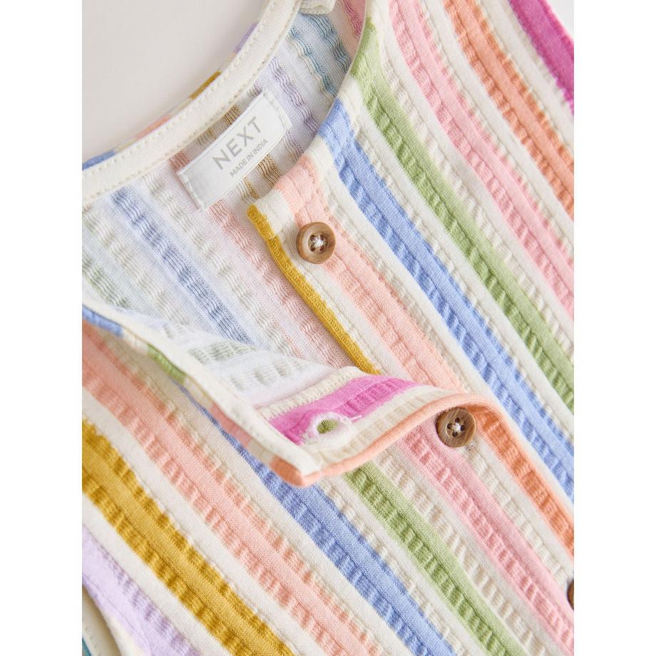 Next Gestreiftes Top und Shorts Set  