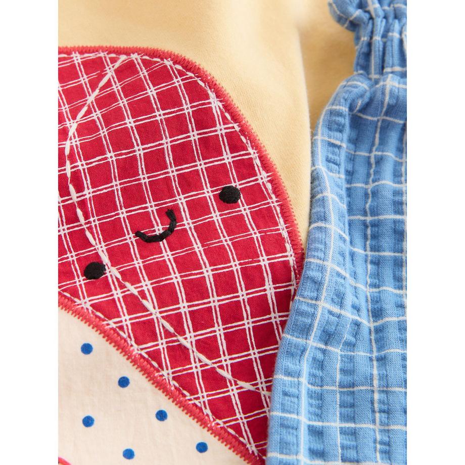 Next Erdbeer Applikation Top und Shorts Set  