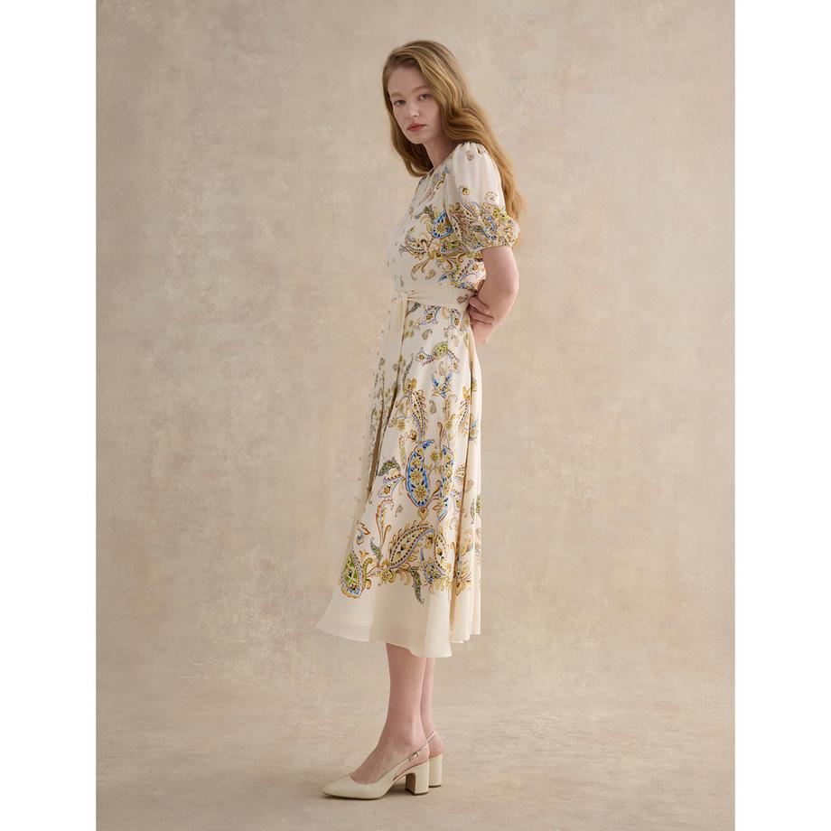 HOBBS ALMA Kurzarm Cocktailkleid  