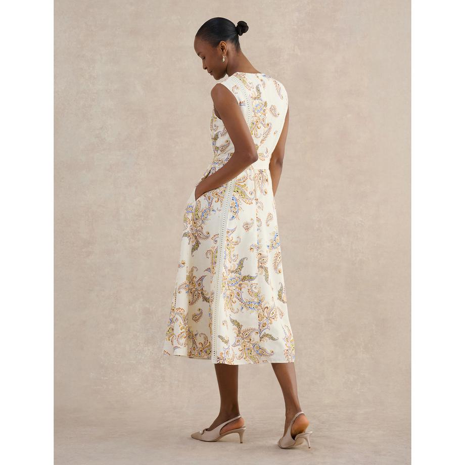 HOBBS UMA Ärmelloses Freizeitkleid mit Paisley-Print  