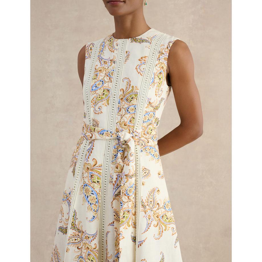 HOBBS UMA Ärmelloses Freizeitkleid mit Paisley-Print  