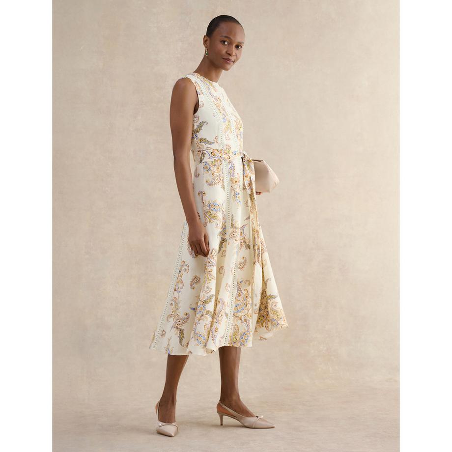 HOBBS UMA Ärmelloses Freizeitkleid mit Paisley-Print  