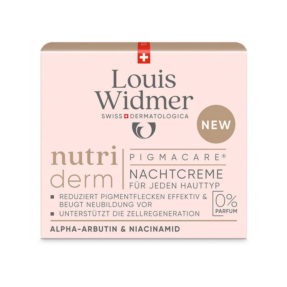 Louis Widmer  Nutriderm Pigmacare® crème de nuit sans parfum 