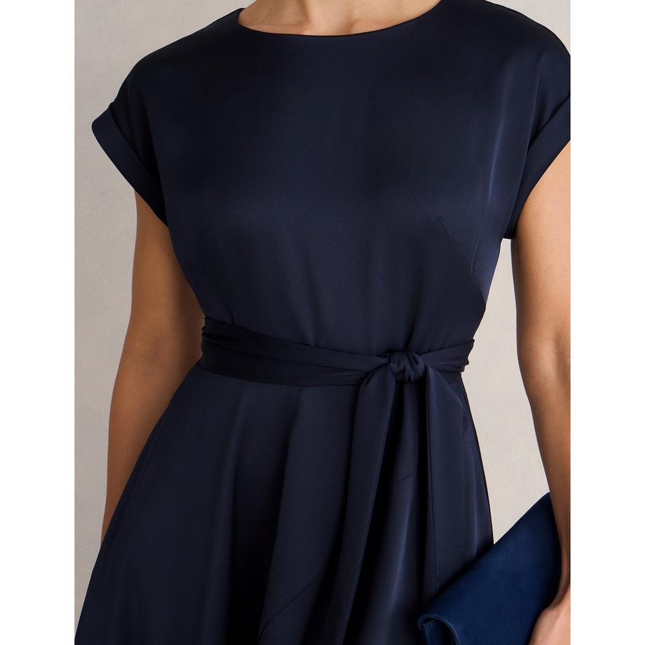 HOBBS AGNES Midikleid mit Bindegürtel  