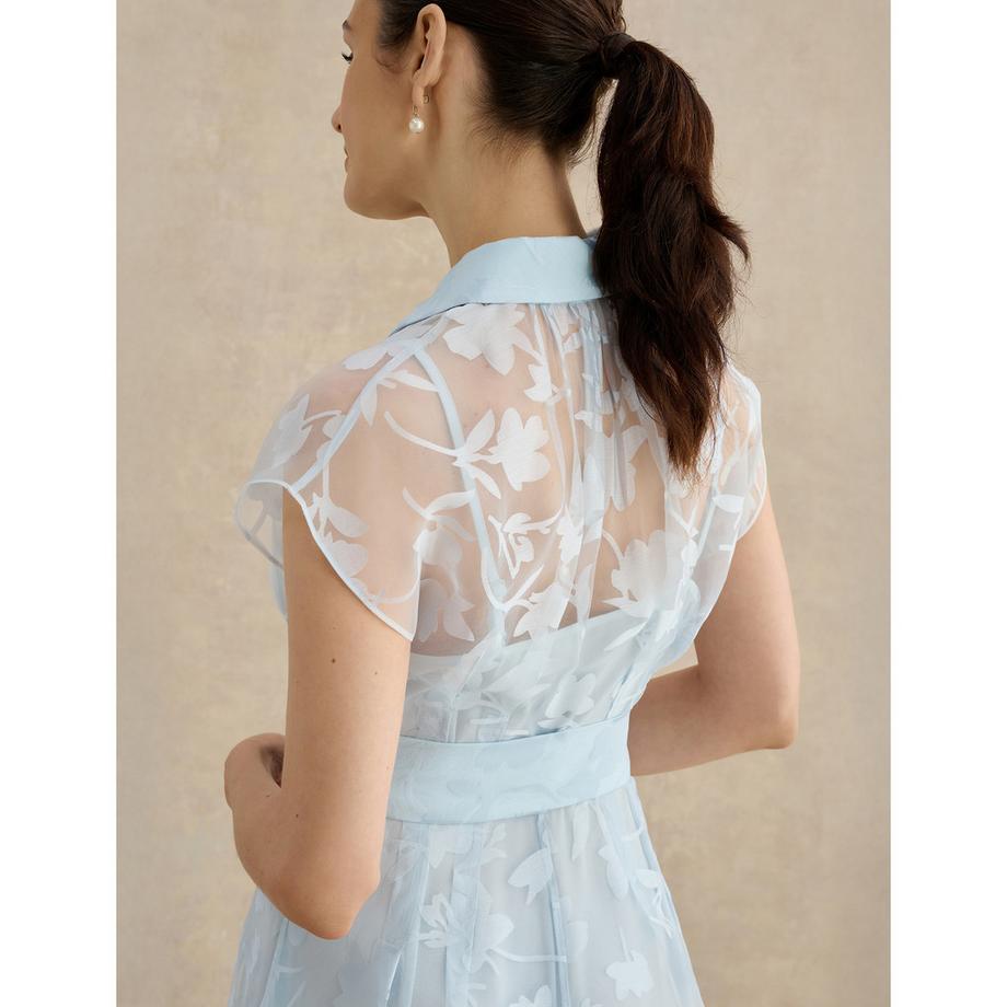 HOBBS TESS Kurzarm Cocktailkleid  