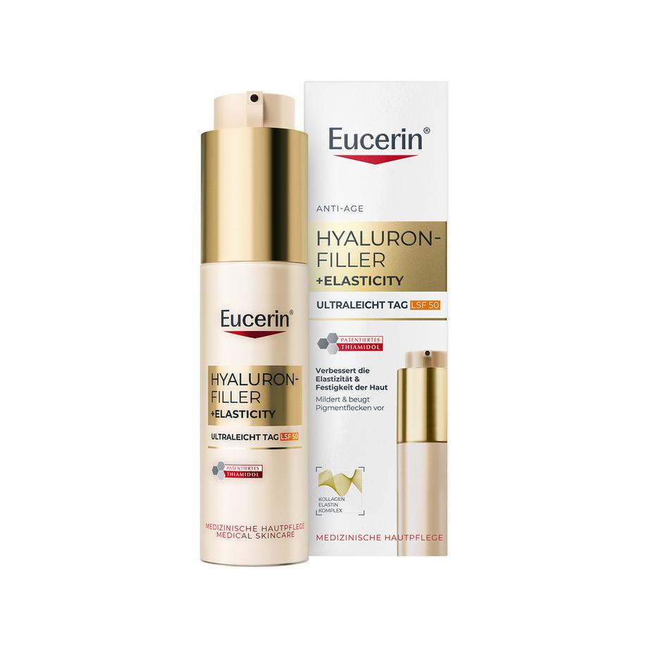Filler all'acido ialuronico + Crema da giorno elasticizzante SPF 50 