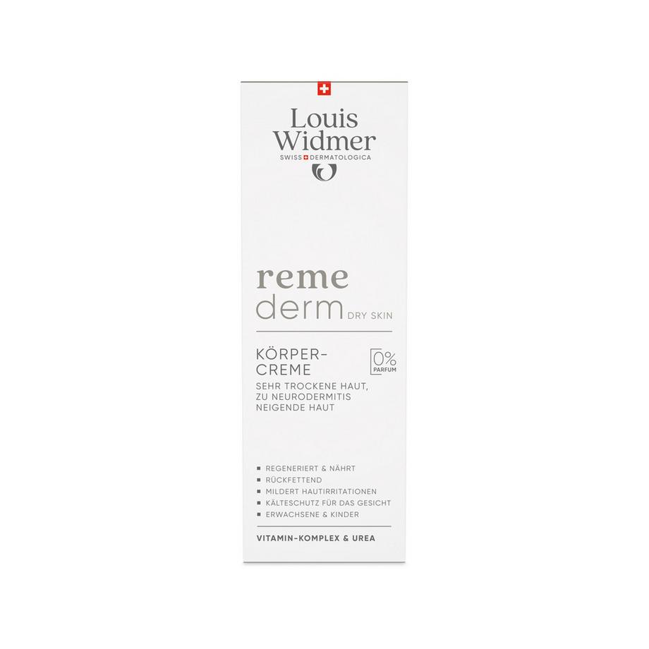 Louis Widmer  Remederm Crème Corporelle sans parfum 