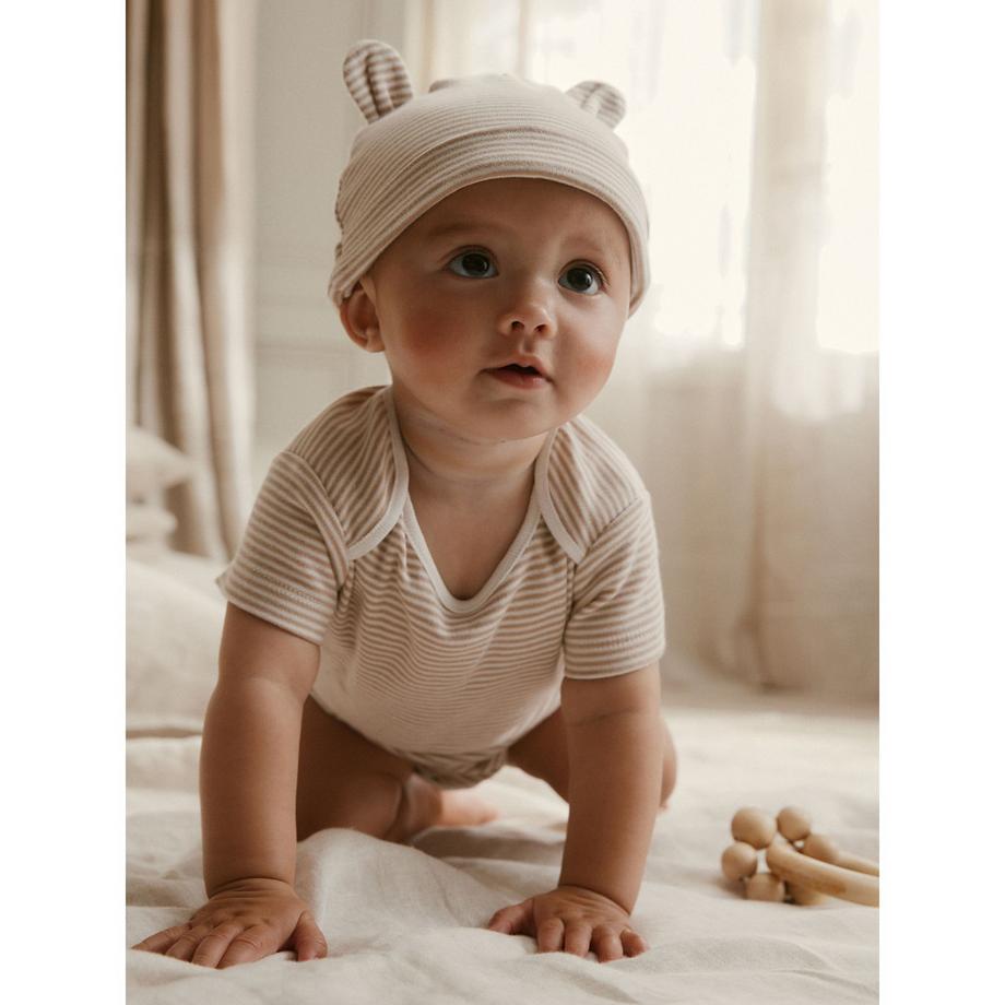 Next Ensemble Pyjama Bébé avec Body Bonnet et Bavoir  
