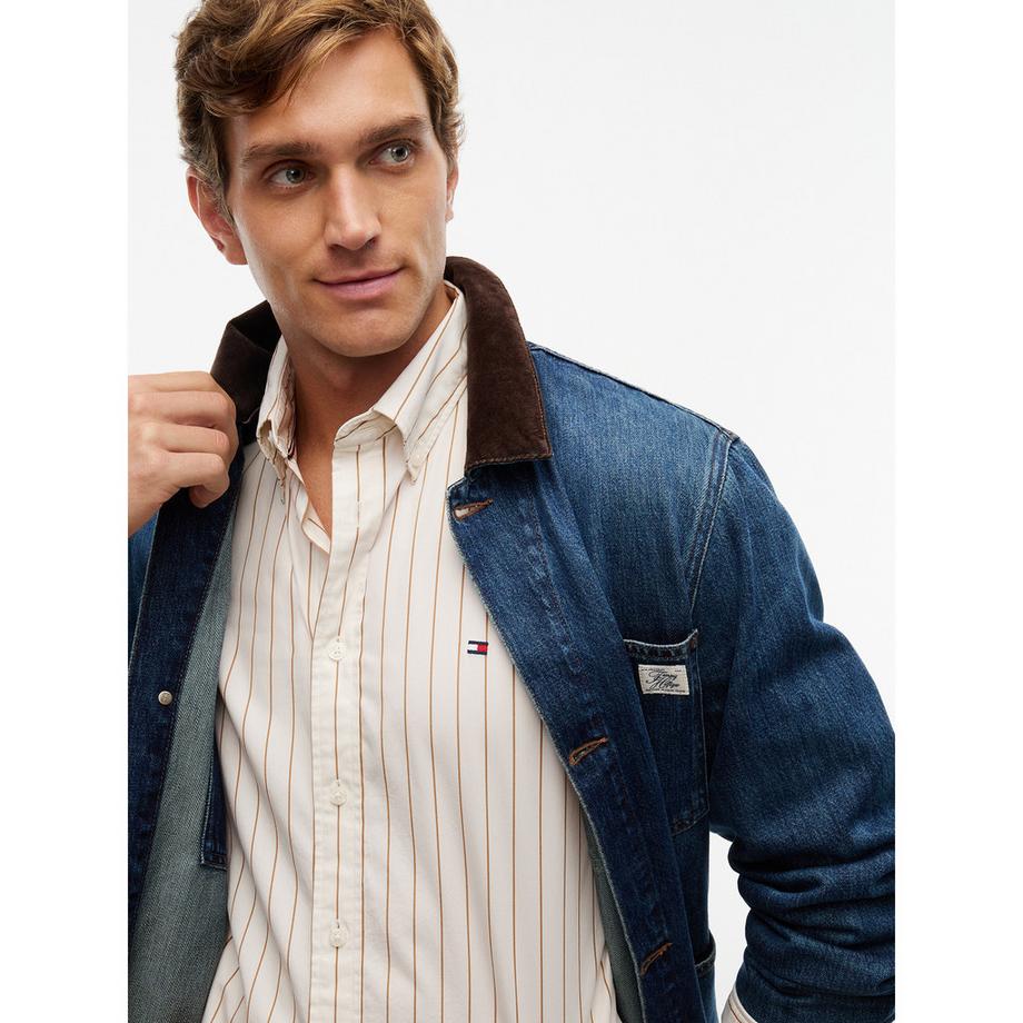 TOMMY HILFIGER Chemise rayée à col boutonné  