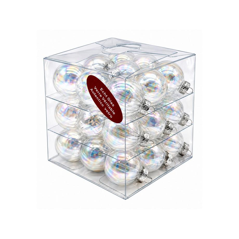 Manor Home Weihnachtskugel Set Kugelset 27 Stk 3cm 