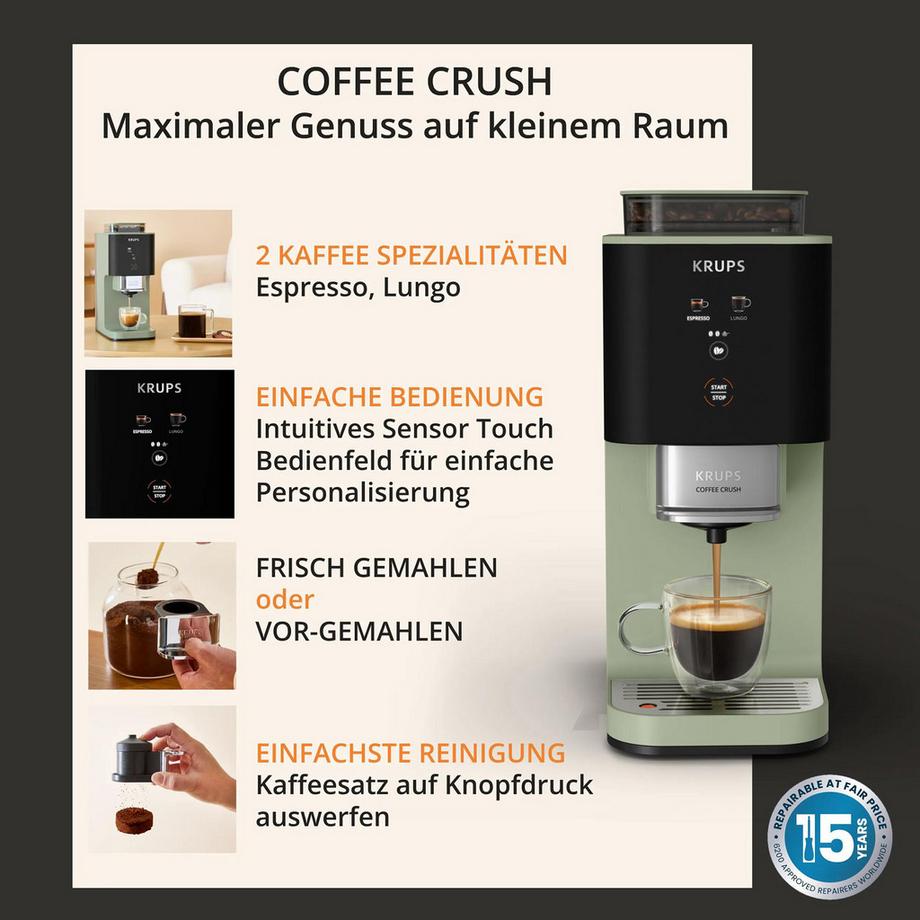 KRUPS Machine à café automatique Coffee Crush 