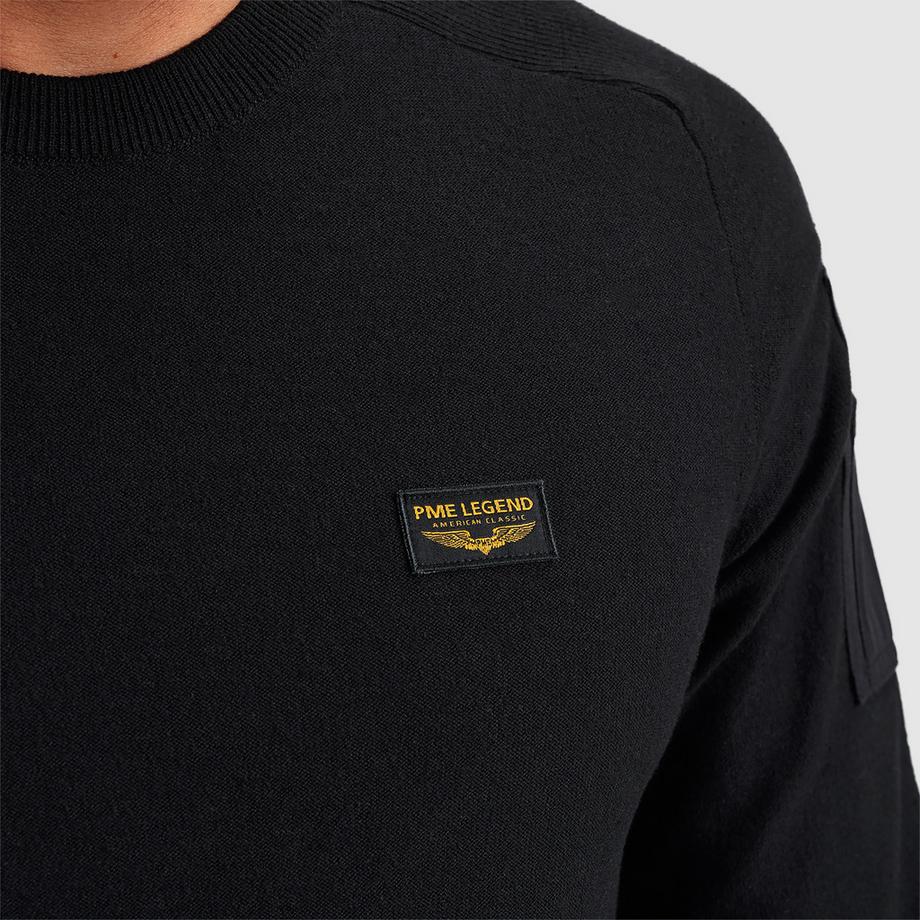 PME Legend Pullover avec patch sur manche et détail logo  